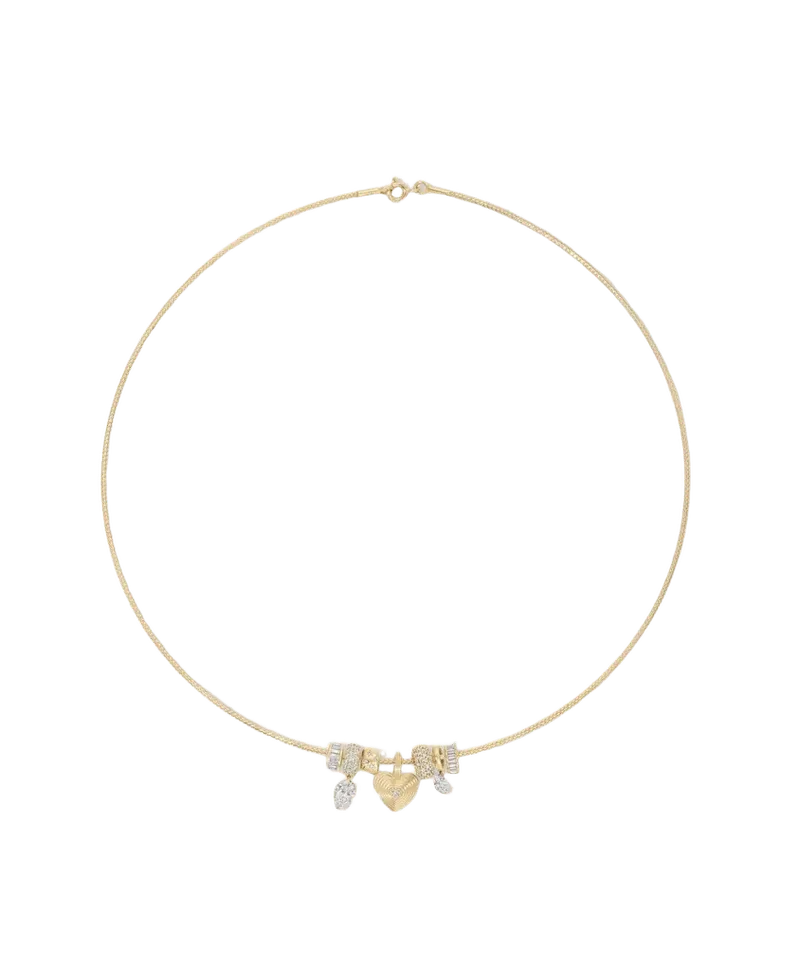 Cosmic Love Diamond Mini Bead Necklace