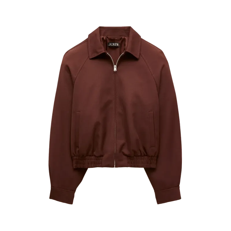 Bomber jacket in wool blend