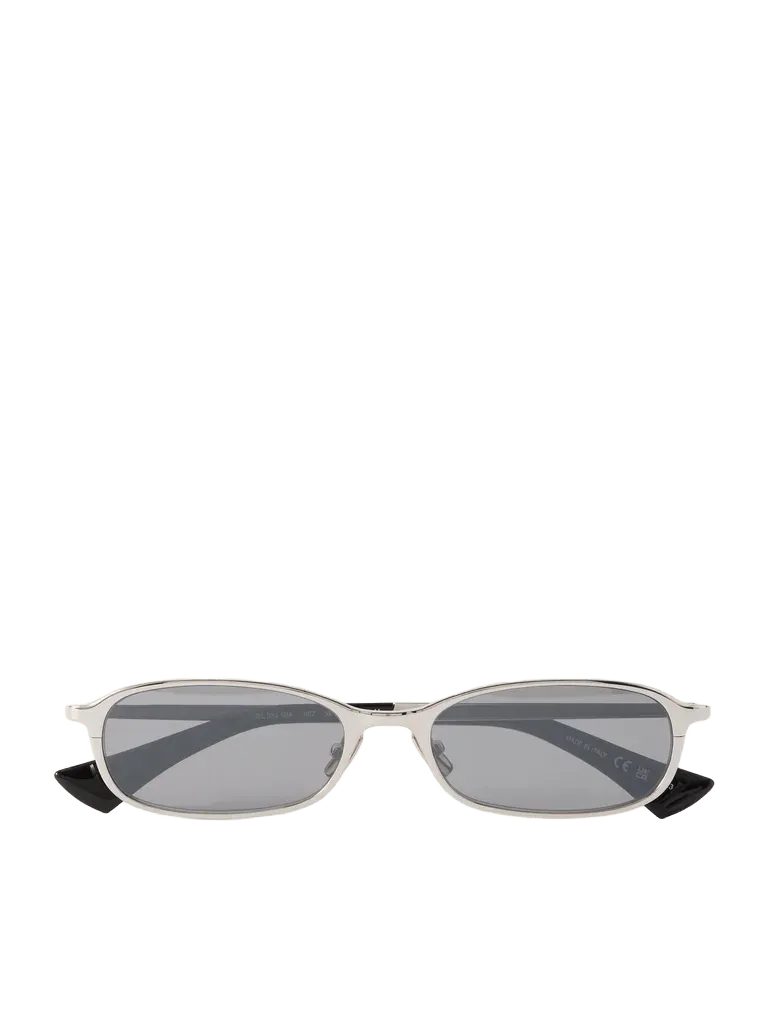 SL 934 MIA round-frame silver-tone metal sunglasses