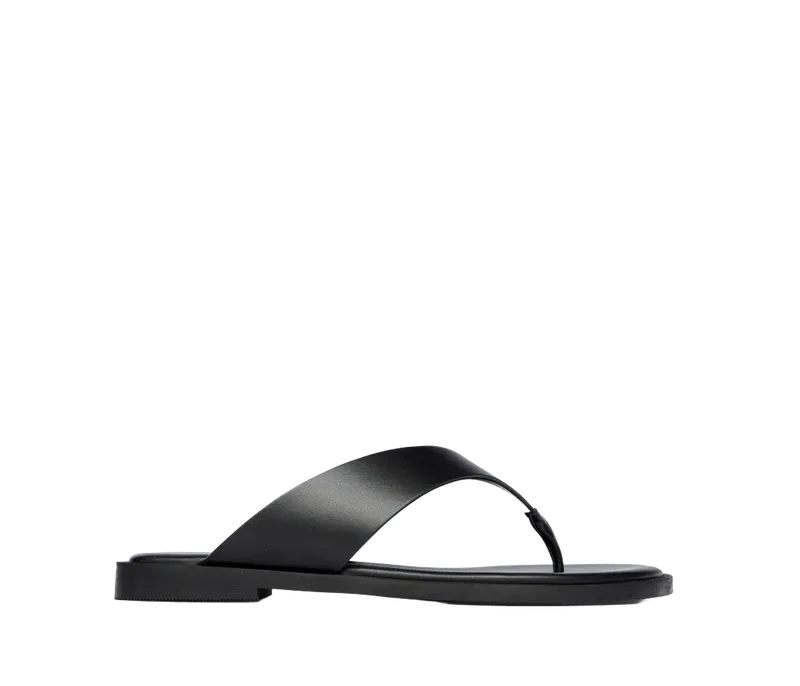 HALLE LEATHER THONG SANDAL