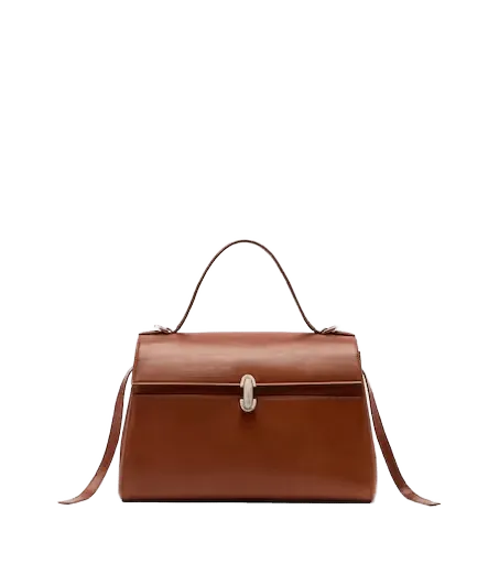 Symmetry Soft Medium leather top handle bag