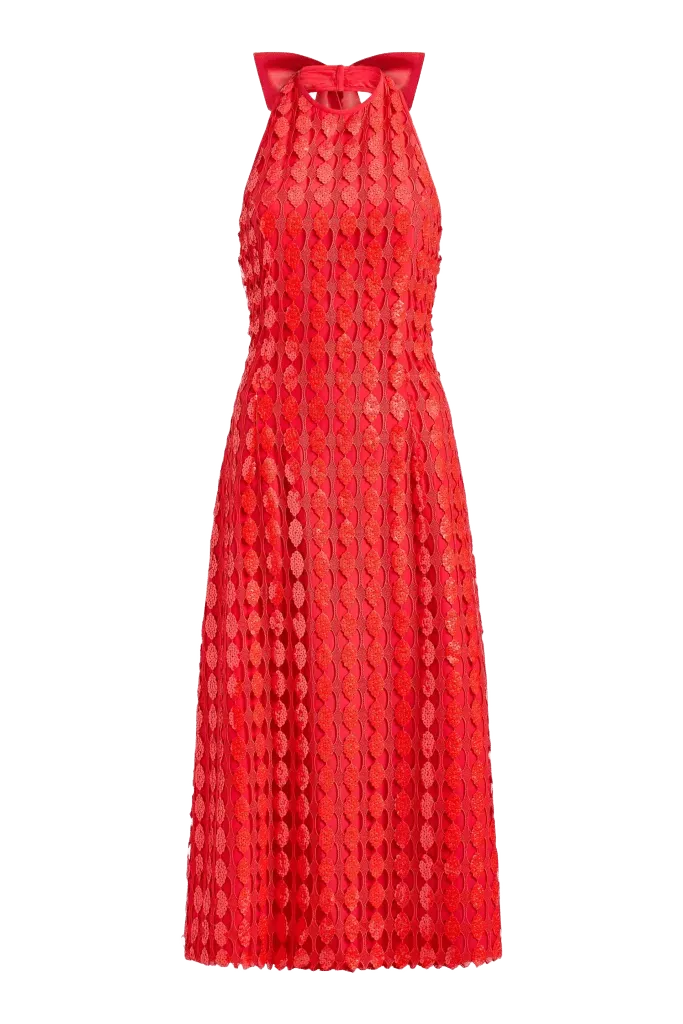 Ravenna Scarlet Halter Dress