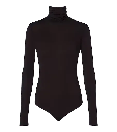 Basile jersey turtleneck bodysuit