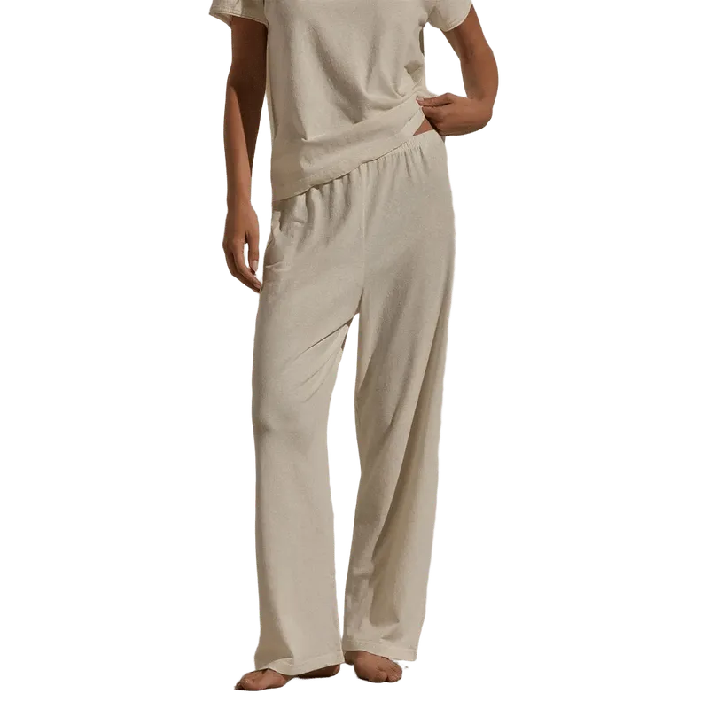 Cotton Linen Pull On Pant