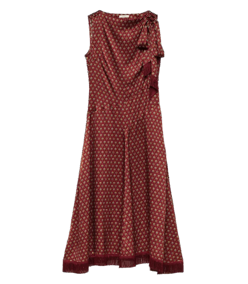 NOVA DRESS -- SAN SEBASTIAN FOULARD