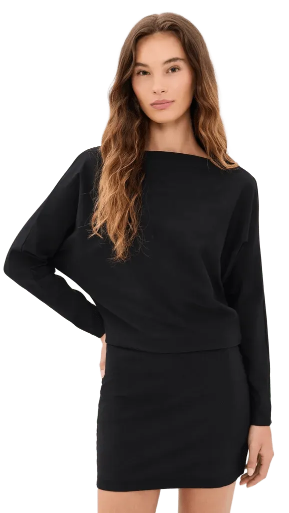 Supima Structured Jersey Doman Curve Dress