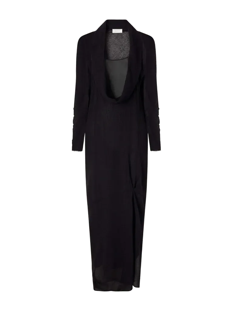 Noris wool-gauze maxi dress