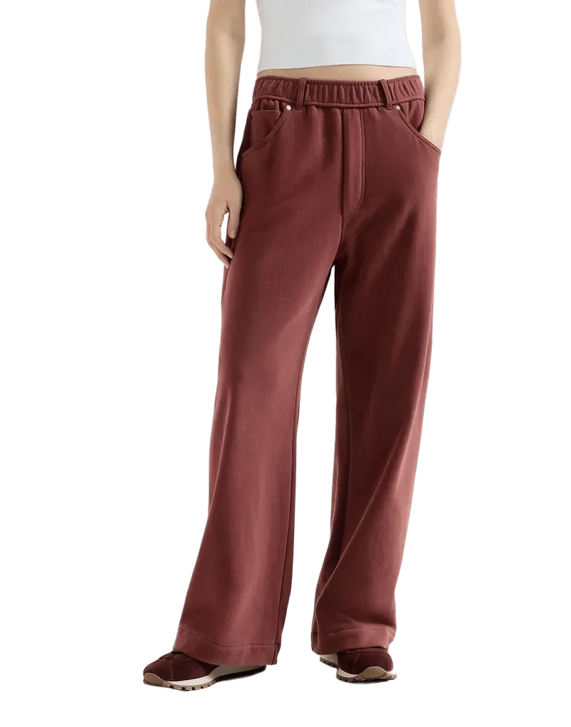 Smooth French terry trousers
