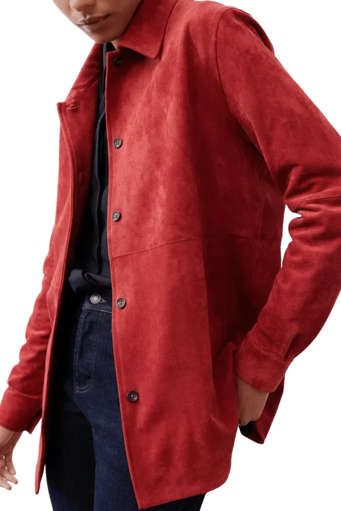 Vegan Suede Overshirt