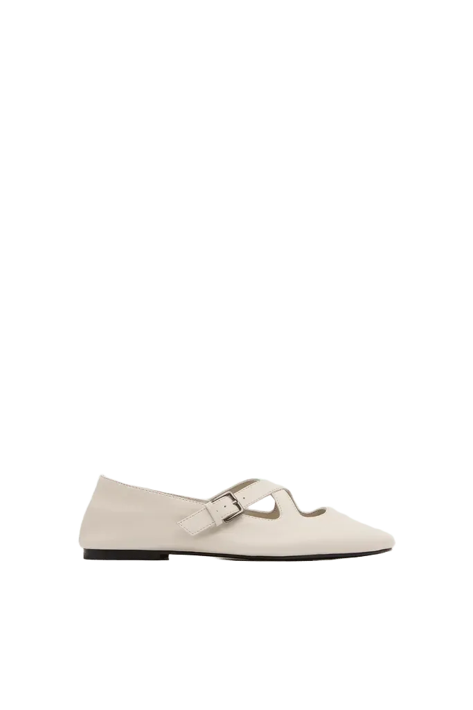 Ballerina Flat - Off White