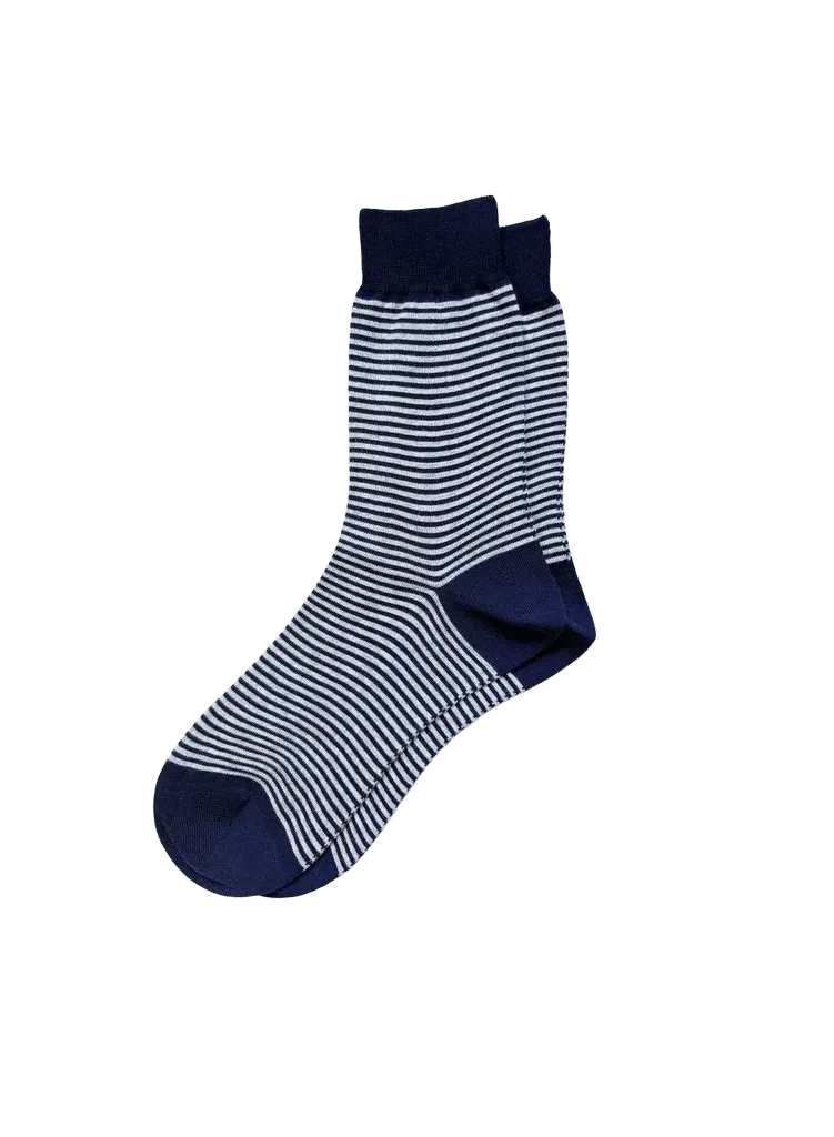 Maria La Rosa Bio Cotton Ribbed Socks in Stripes