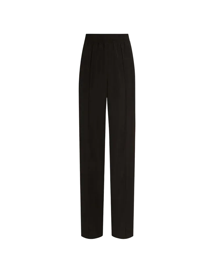 Wool gabardine trousers