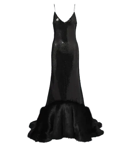 Sequined gown