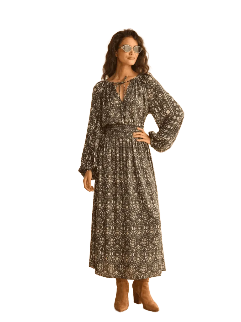Tiya Blouse in Malia Moss