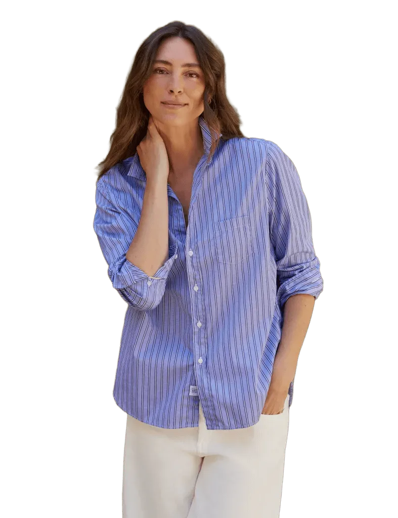 EILEEN Multi Blue Stripe, Italian Superluxe