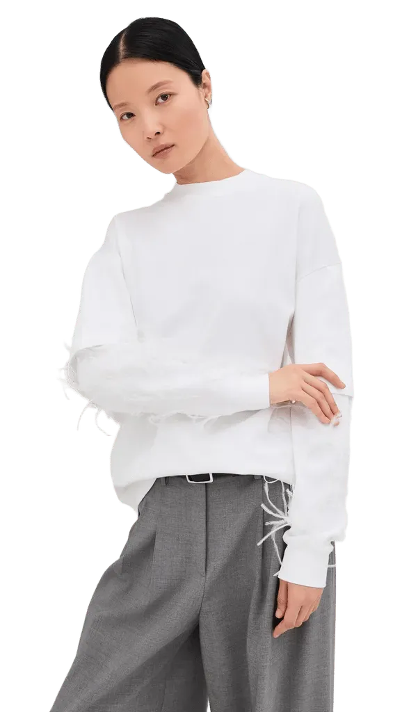 Troy Double Sleeve Feather Tee