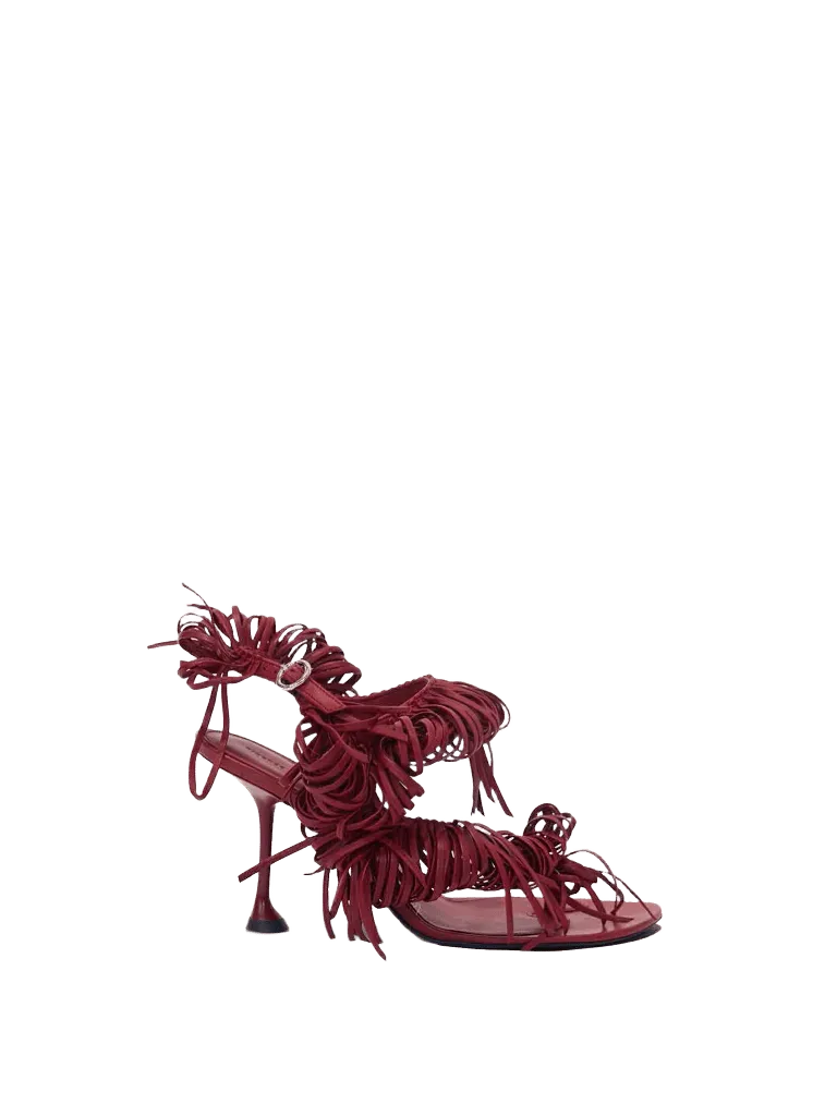 Tee 85 Loop Sandal in Nappa - Madder
