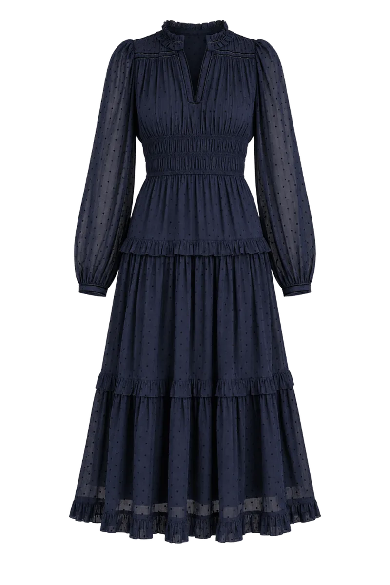 Nightfall Ardelle Long Sleeve Cotton Dress