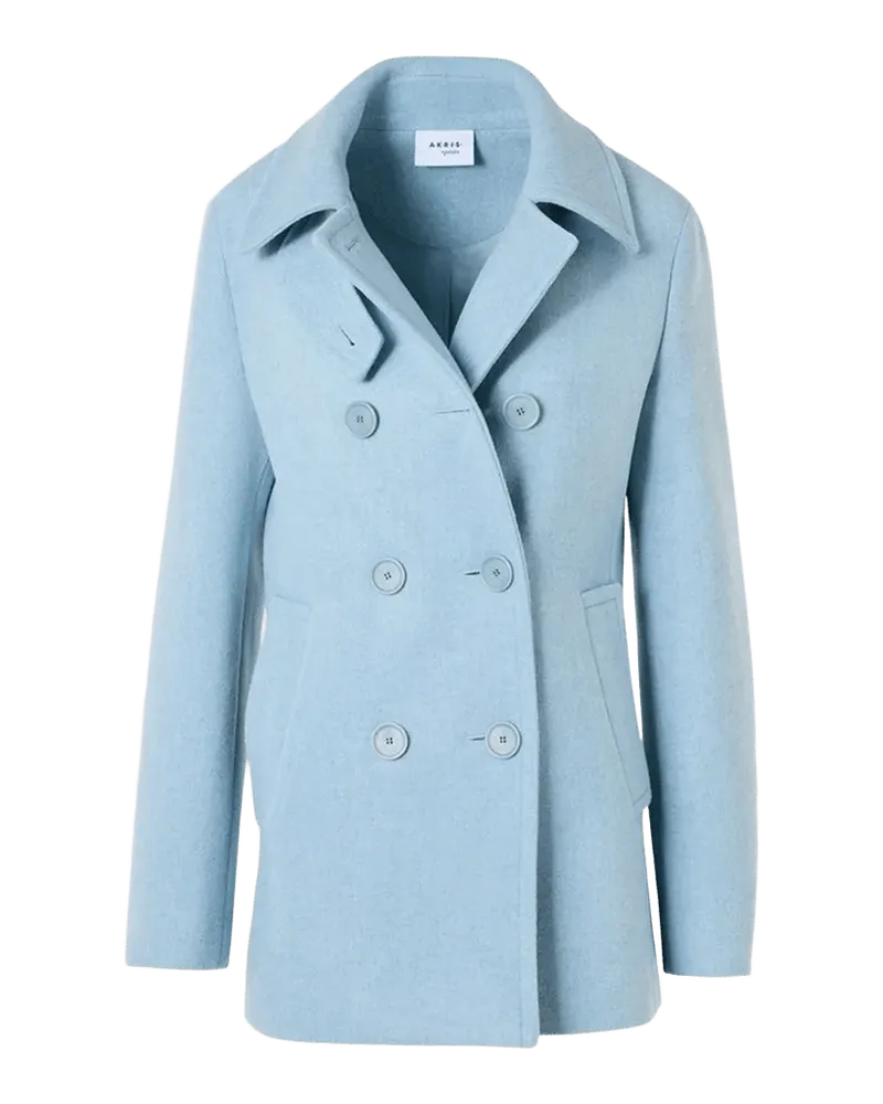 Wool Double-Breasted Peacoat