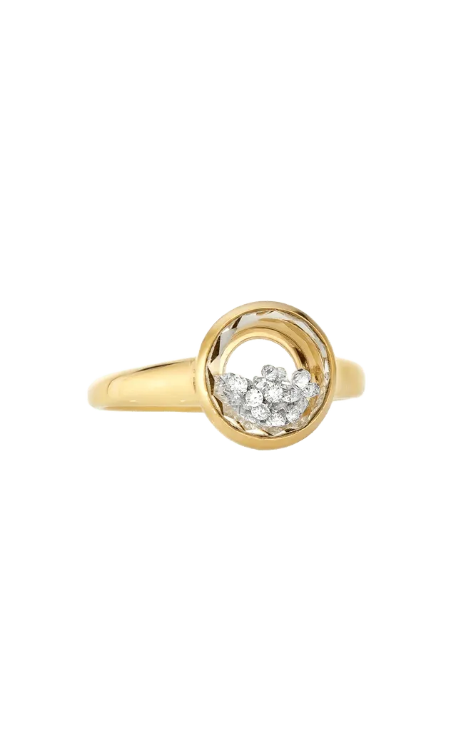 18k Yellow Gold Neue Circle Ring Petite