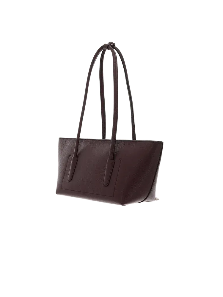 Coccinelle Bovine Leather Shoulder Bag — Brown