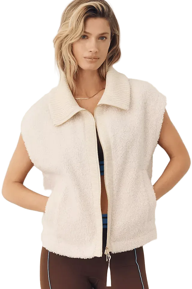 Varley Dominic Faux Shearling Vest