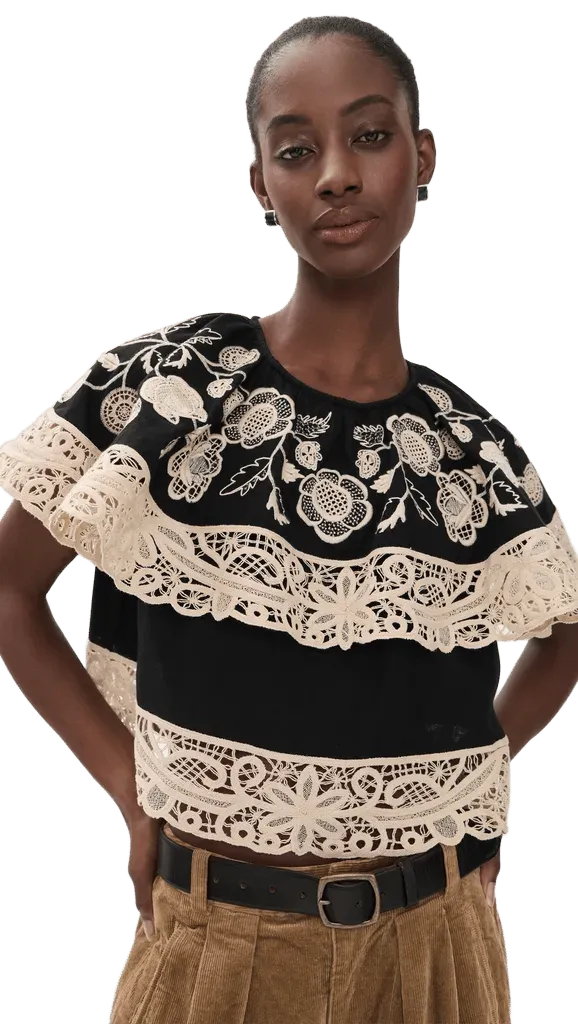 Shiloh Embroidered Top