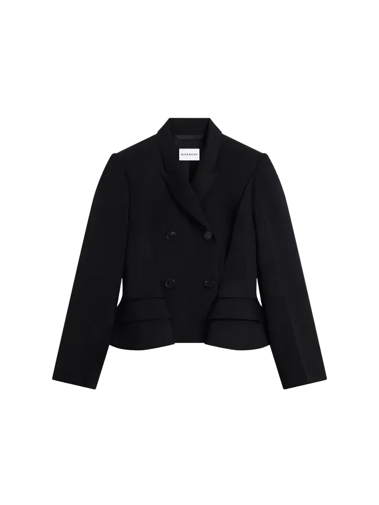 Pinch Double-Breasted Jacket in Wool