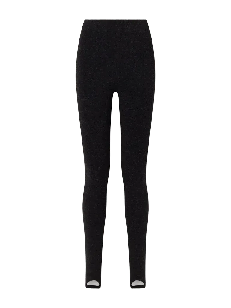 Merino wool-blend stirrup leggings