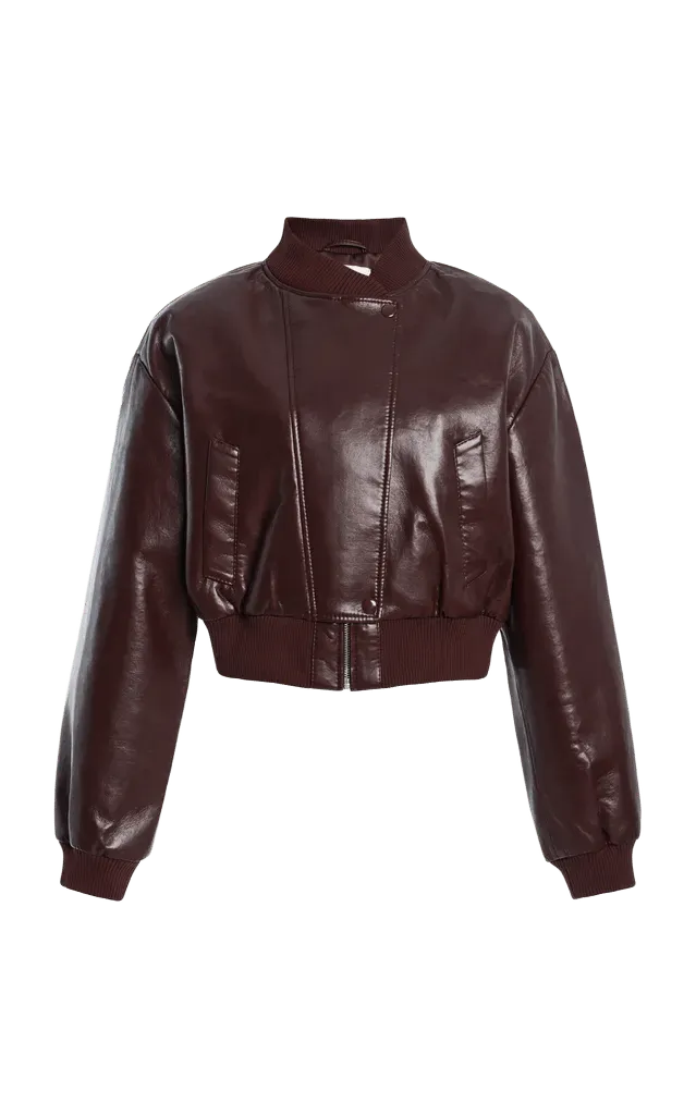 Camille Leather Moto Jacket