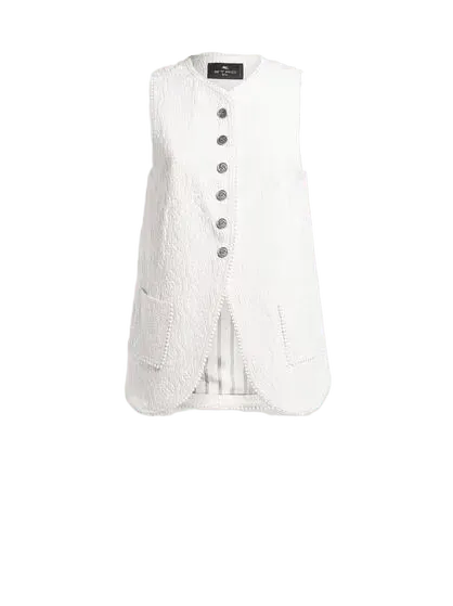 PAISLEY JACQUARD WAISTCOAT