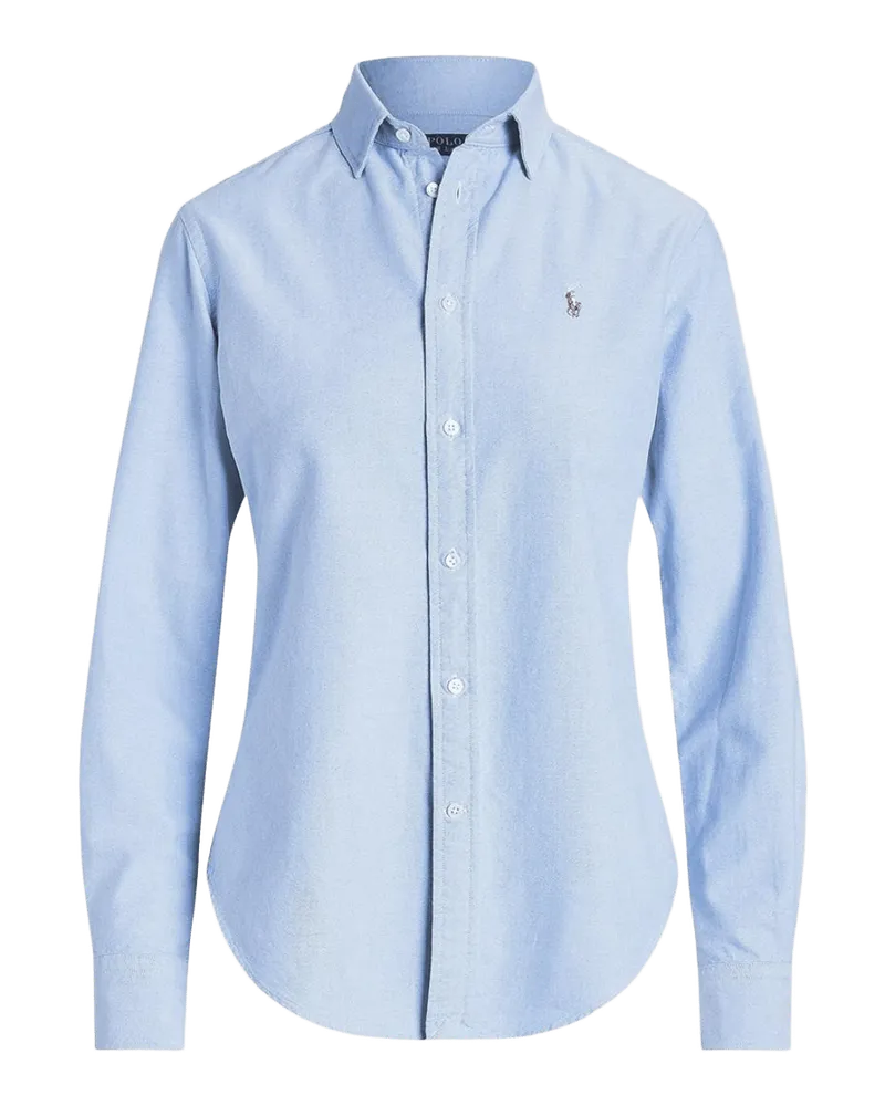 Men's Logo Cotton Slim-Fit Oxford Shirt