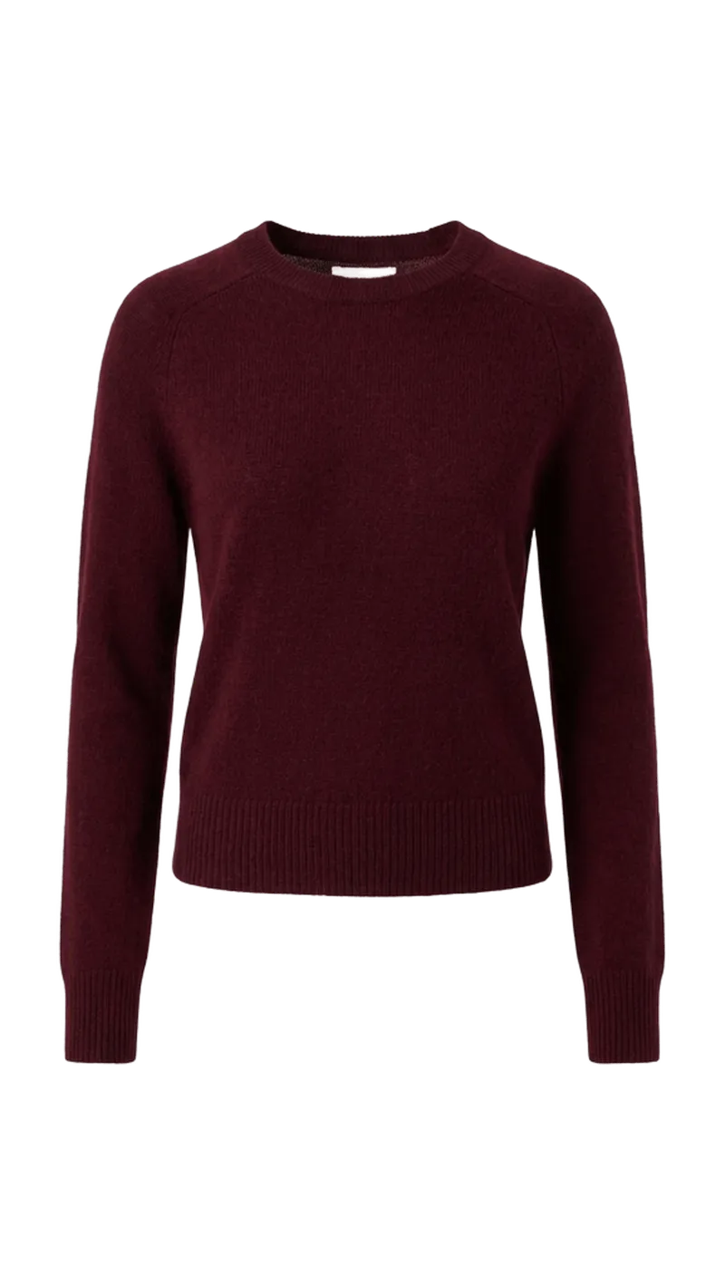 Jayne Layering Cashmere Crewneck Sweater