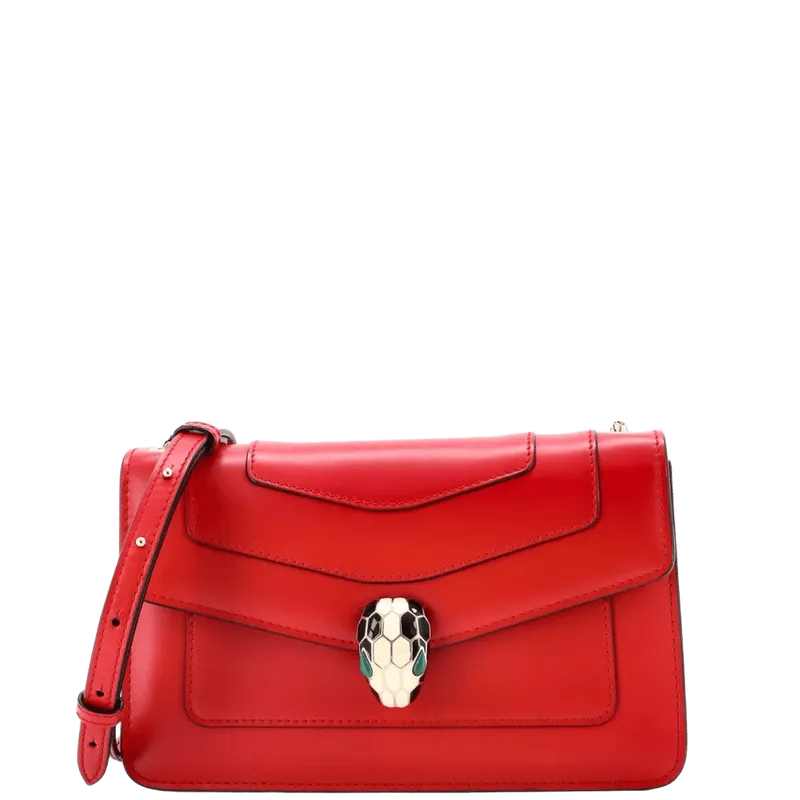 Serpenti Crossbody Bag Leather Small