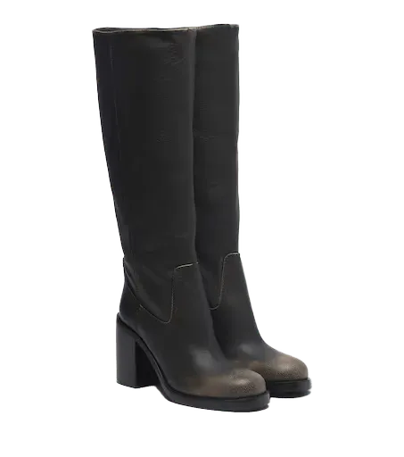 Alexandra leather knee-high boots