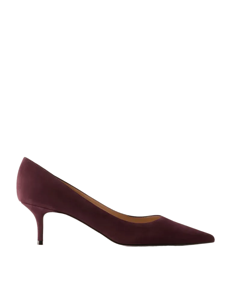 55 suede pumps