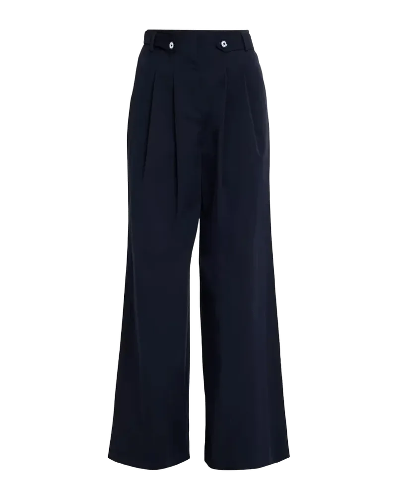 Allman Pleated Wide-Leg Pants