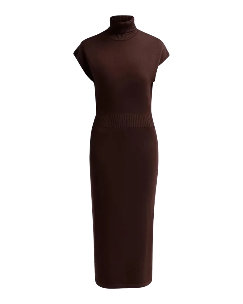 Natalie Merino Turtleneck Midi Dress