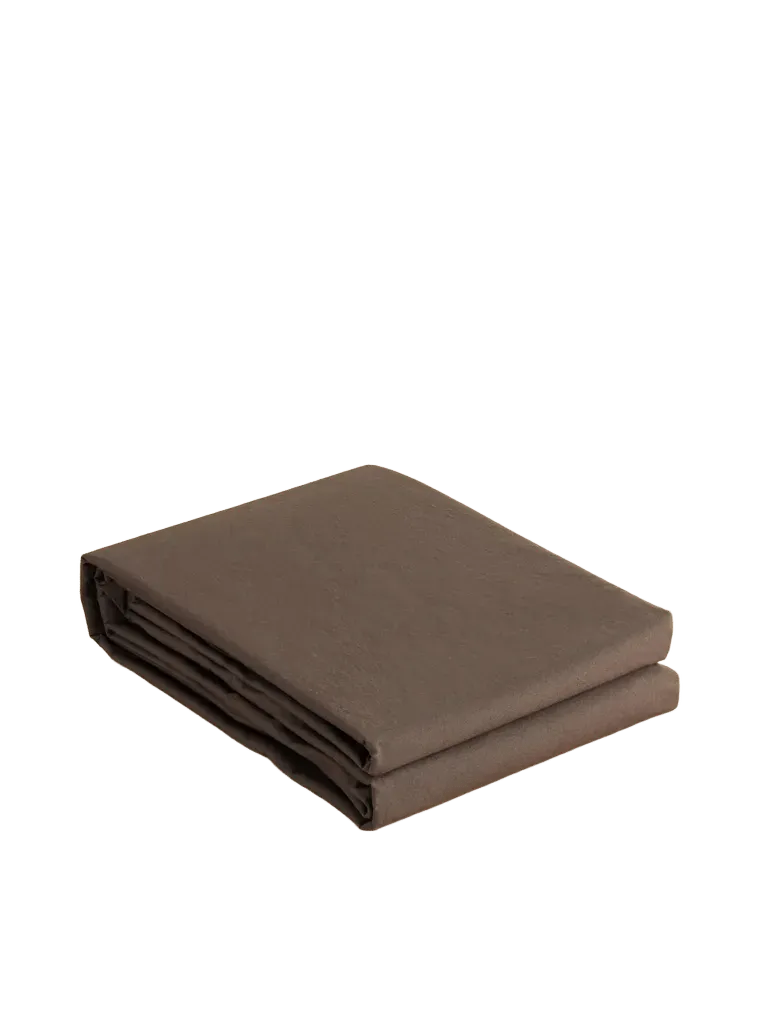 TEKLA + Auralee Percale organic cotton-woven double duvet cover