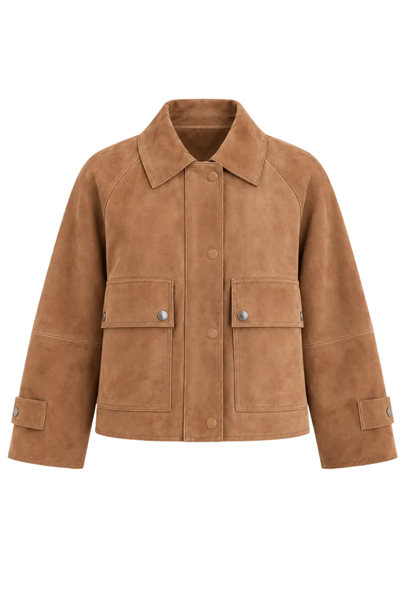 Hazelnut Abito Leather Jacket