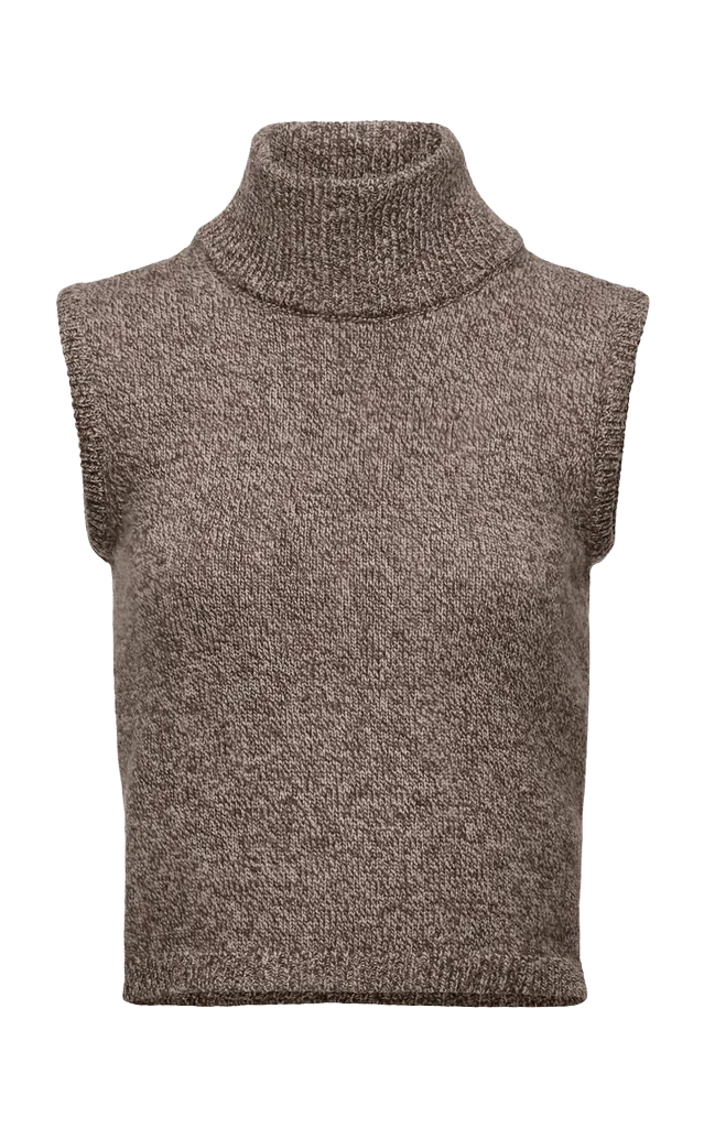 Wool Turtleneck Top