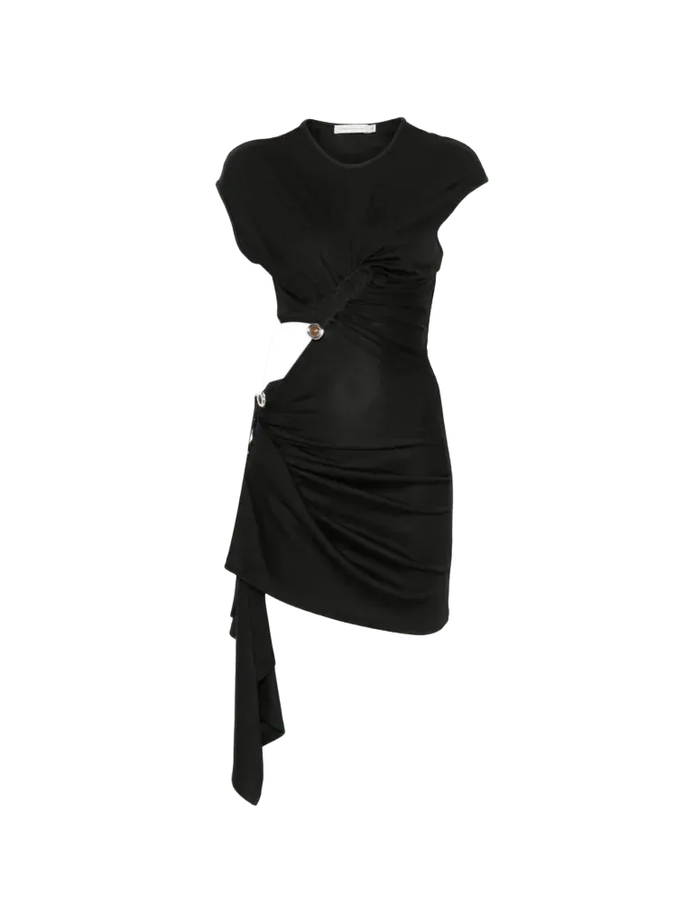 Christopher Esber ruched cut-out mini dress