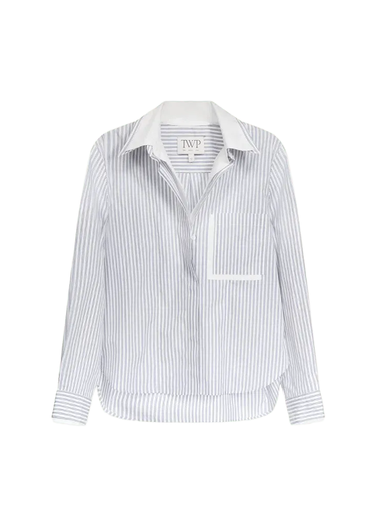 TWP Double Layer Boyfriend Shirt