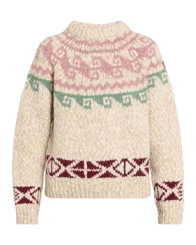 Wool Fair Isle Crewneck Sweater