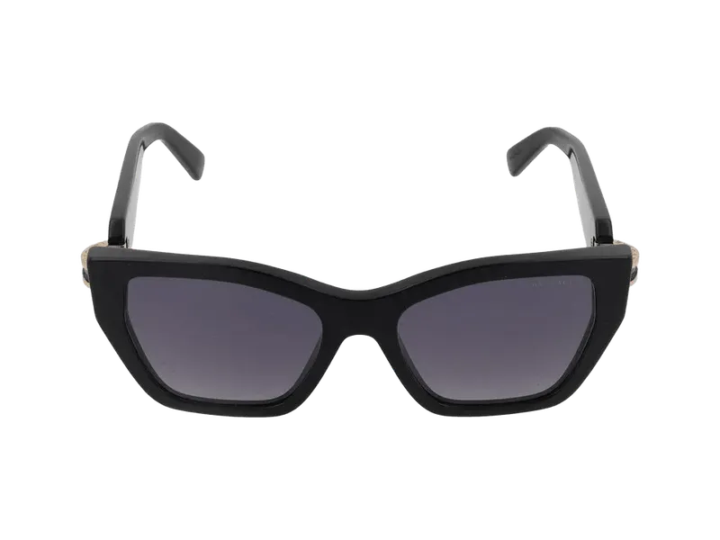 Bulgari BV40097I Cat-Eye Gradient Lenses Sunglasses — Black