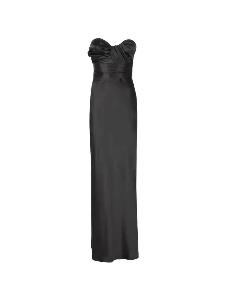 Elisabetta Franchi ruffled strapless dress