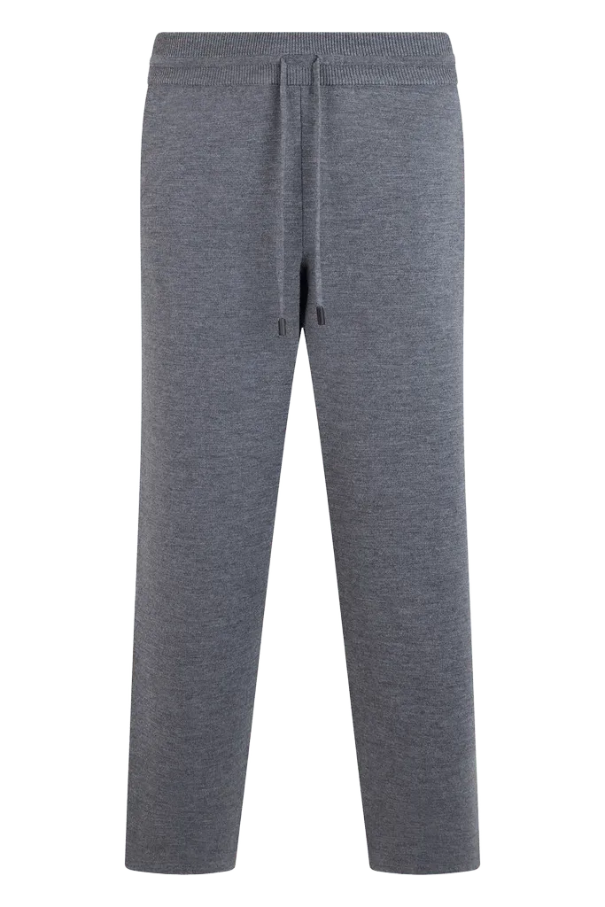 Slowear Virgin Wool Joggers — Gray