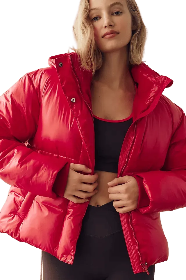 Beyond Yoga Up For It Hooded Puffer Jacket