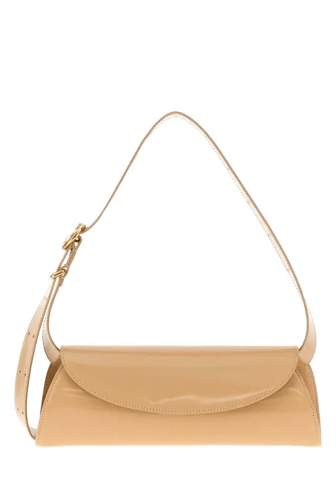 Jil Sander Cannolo Shoulder Bag — Beige