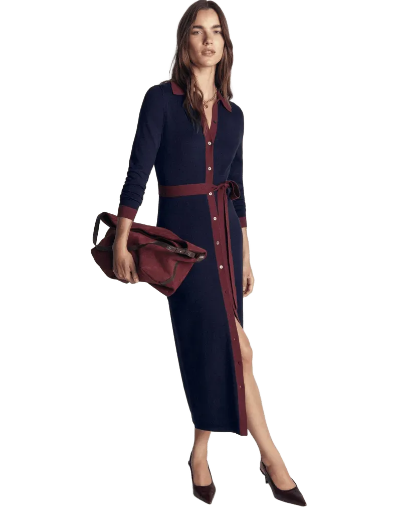 Jessica Knitted Shirt Dress